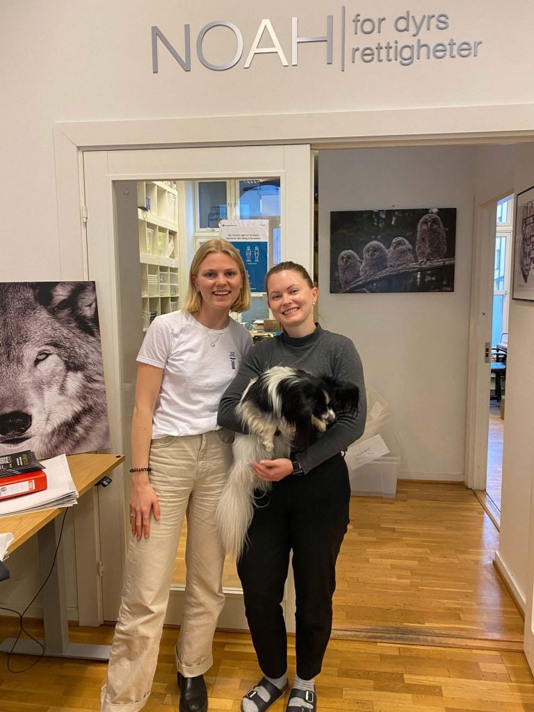 Lottie with Maria from NOAH